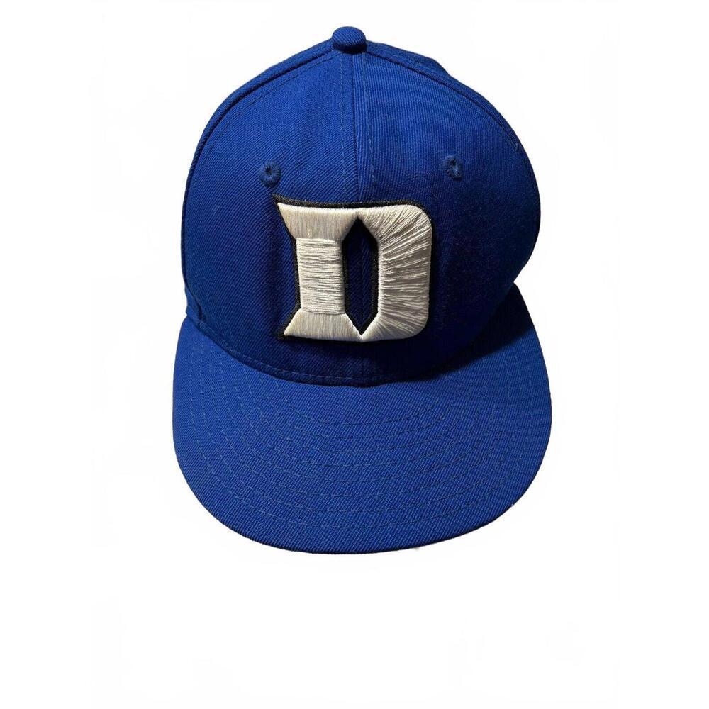 DUKE BLUE DEVILS HAT CAP FITTED NEW ERA 59FIFTY SIZE 7